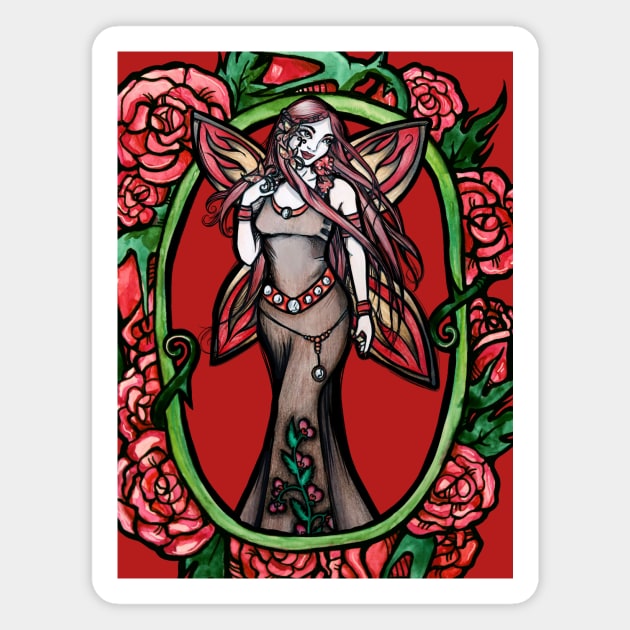 Aries Fairy Goddess Magnet by bubbsnugg